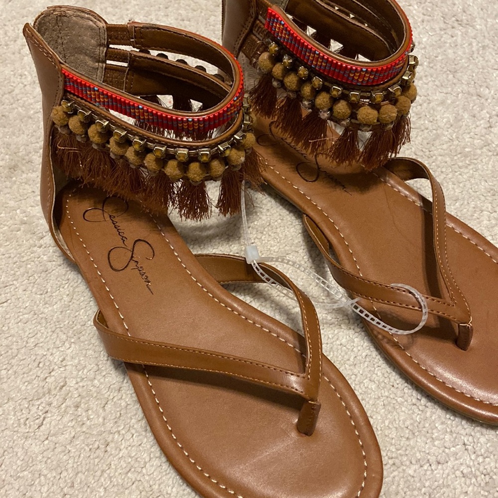 FRINGE SANDALS